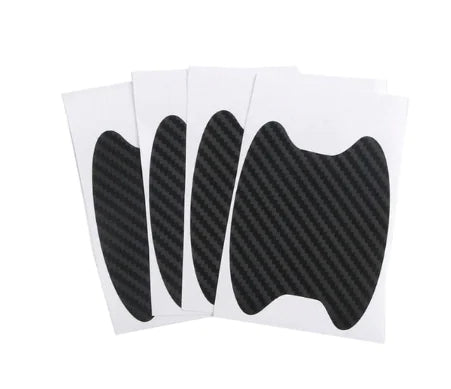 3D Carbon Fiber Car Scratch Protection Stickers (4 Pack)