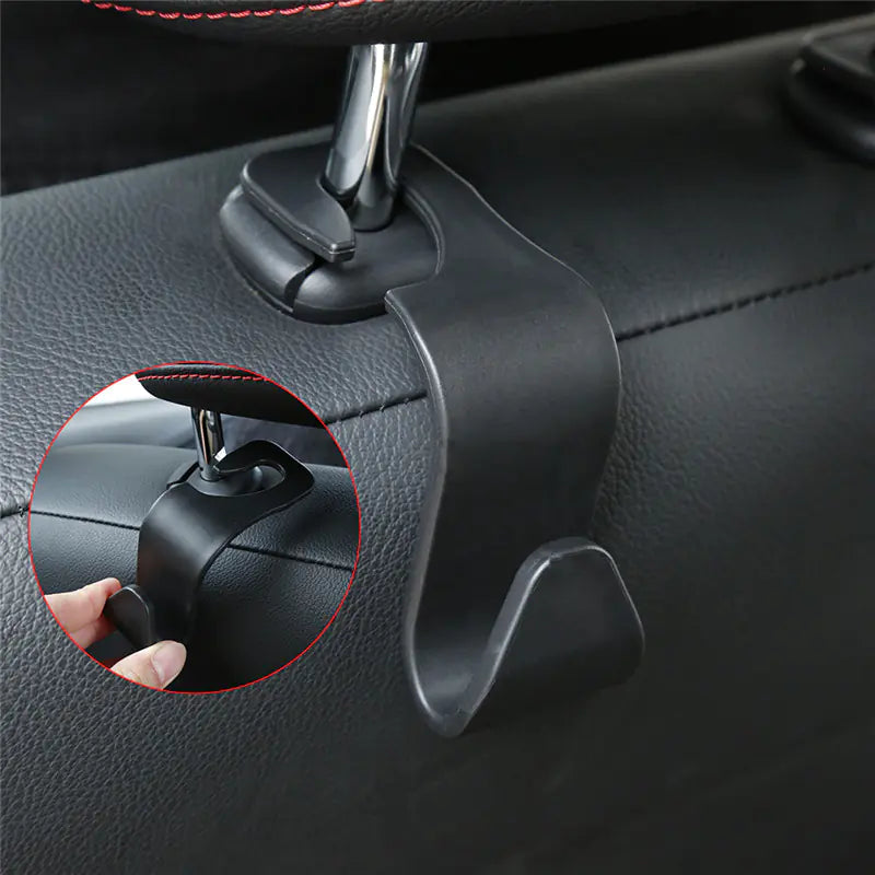 Car Seat Back Hooks - Hidden Multi-Functional Accessories