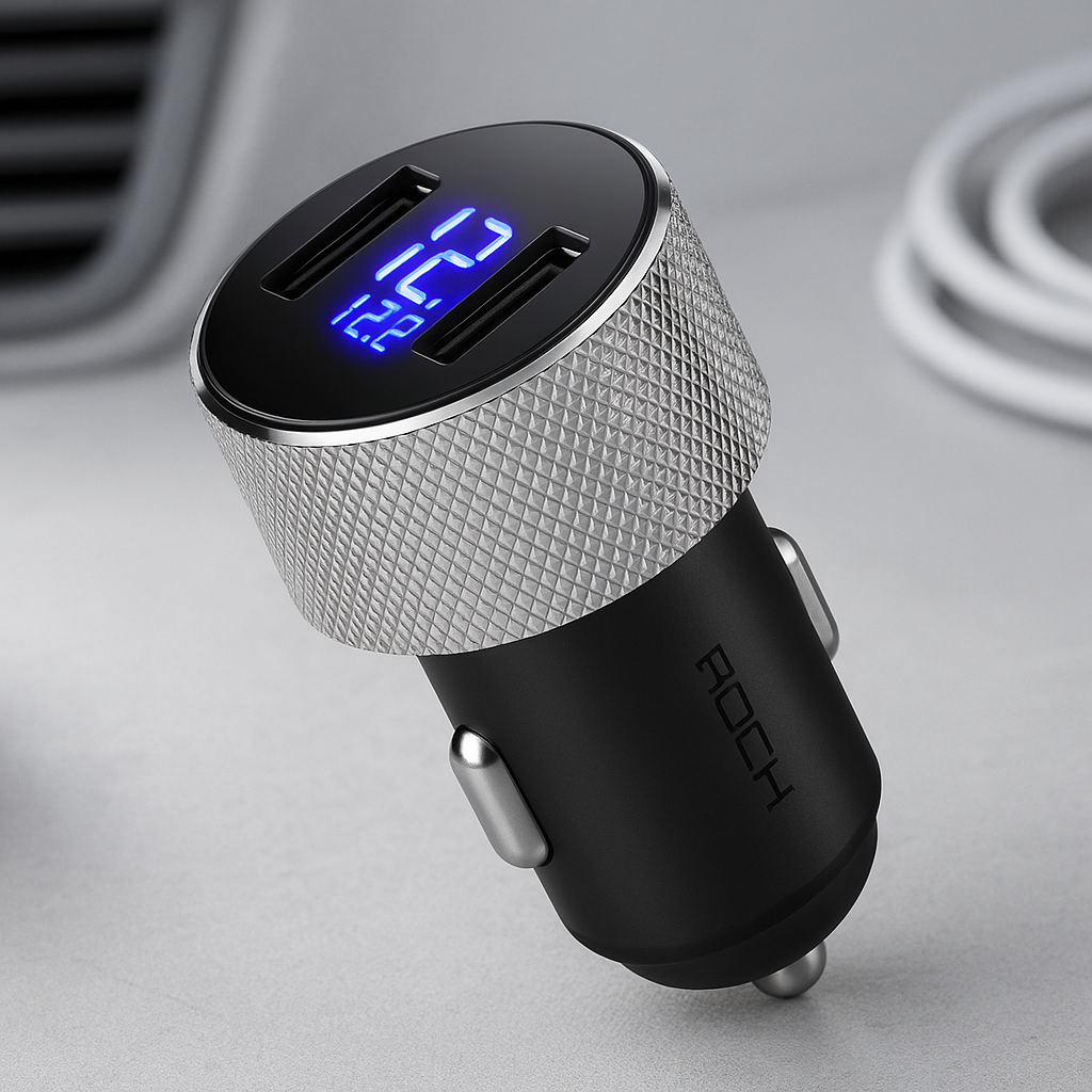 LED Dual USB Car Charger