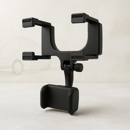360° Rearview Mirror Phone Holder