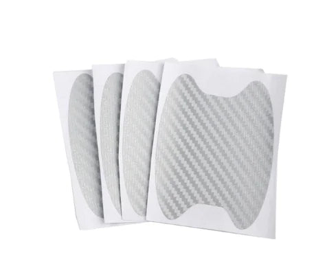 3D Carbon Fiber Car Scratch Protection Stickers (4 Pack)