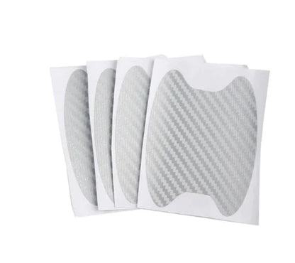 3D Carbon Fiber Car Scratch Protection Stickers (4 Pack)