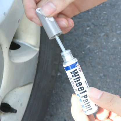 Car Wheel Scratch Repair Paint Pen, Aluminum Alloy Silver