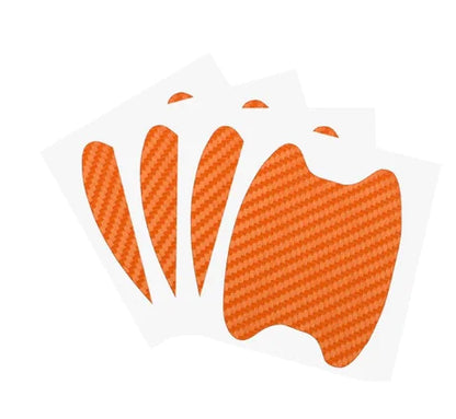 3D Carbon Fiber Car Scratch Protection Stickers (4 Pack)