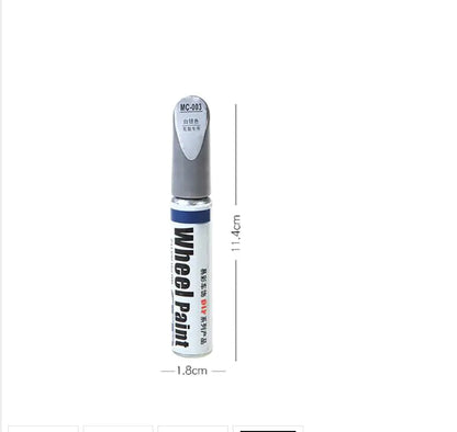 Car Wheel Scratch Repair Paint Pen, Aluminum Alloy Silver