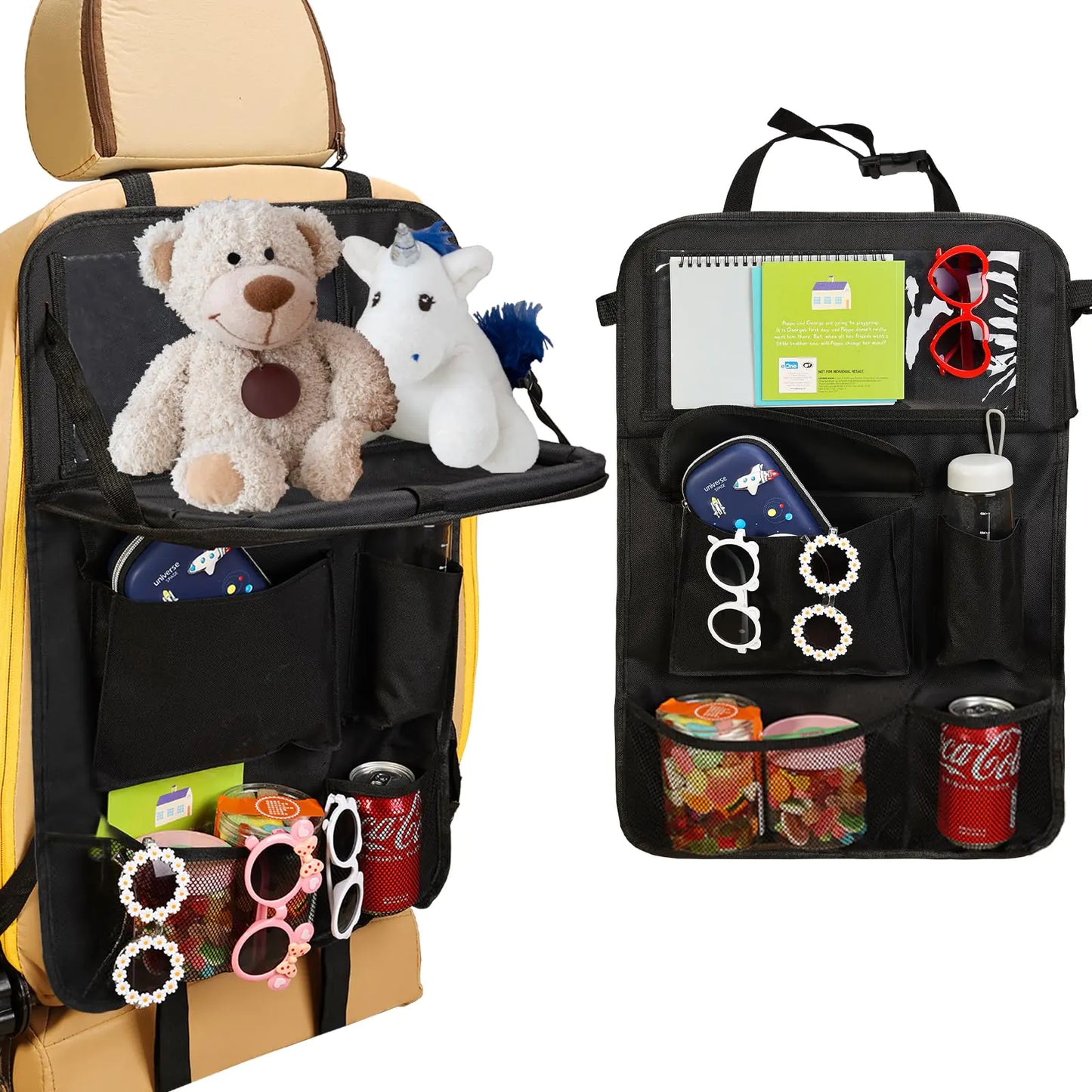 LUGUOYI Backseat Organizer &amp; Tray