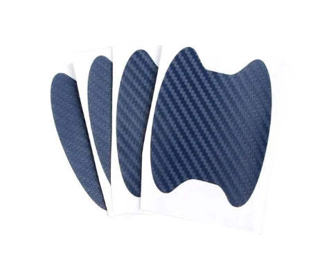 3D Carbon Fiber Car Scratch Protection Stickers (4 Pack)