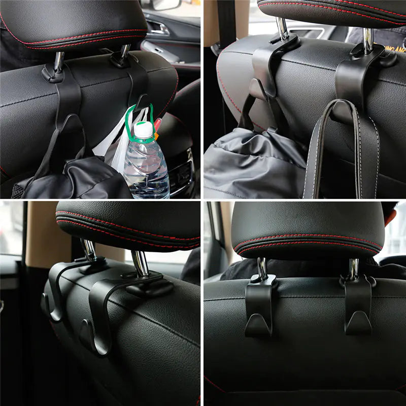Car Seat Back Hooks - Hidden Multi-Functional Accessories